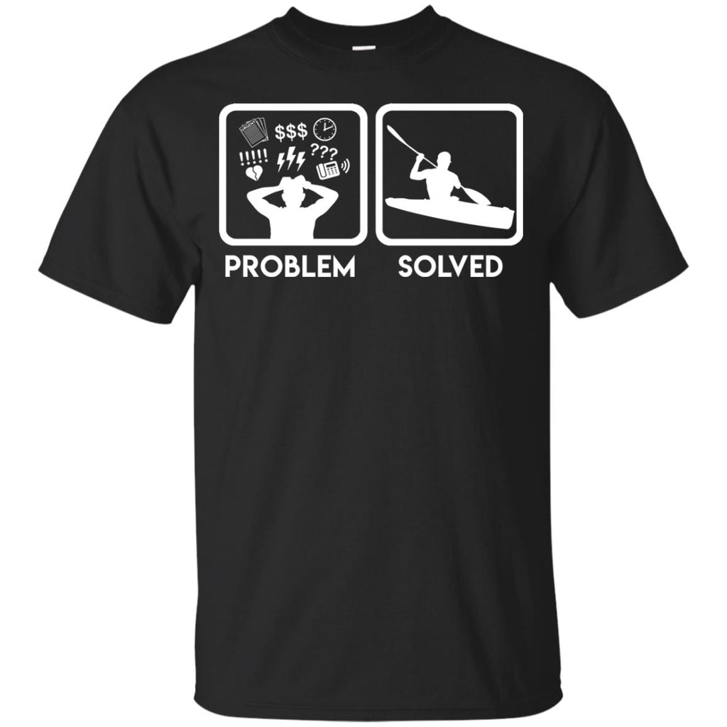 Nice Kayaking T-Shirt Problem Solved With Kayaking is best gift for you