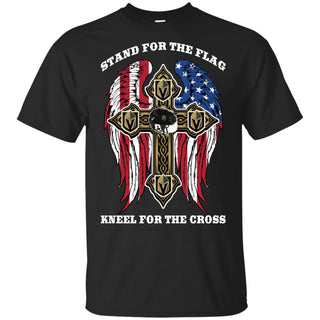 Stand For The Flag Kneel For The Cross Vegas Golden Knights Tshirt