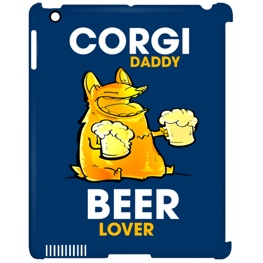 Corgi Daddy Beer Lover Tablet Covers