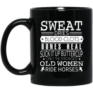 Sweat Dries Horse Mugs