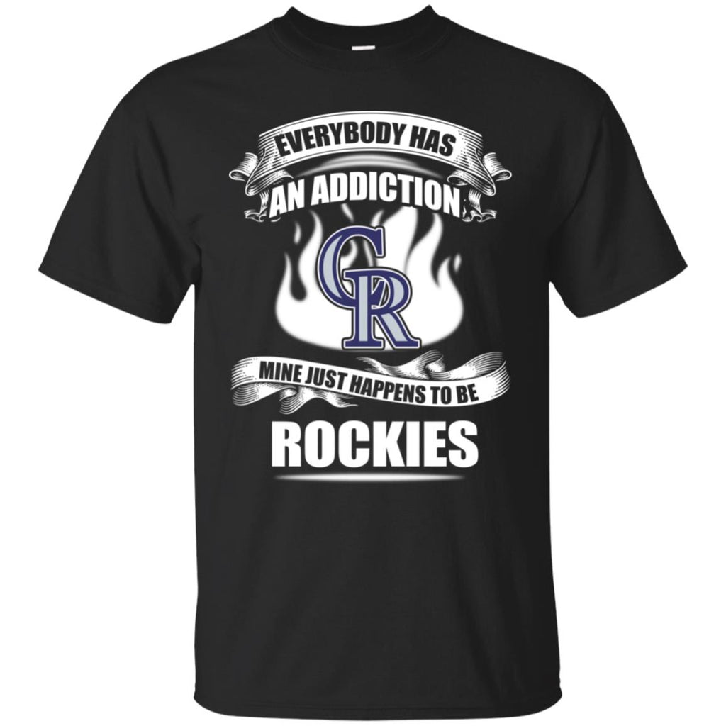 Everybody Has An Addiction Mine Just Happens To Be Colorado Rockies Tshirt