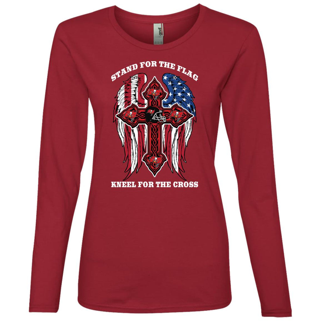 Incredible Stand For The Flag Kneel For The Cross Tampa Bay Buccaneers Tshirt