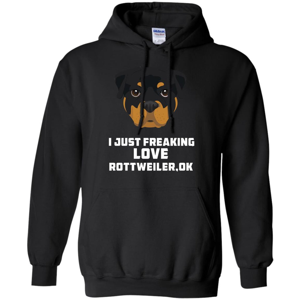 I Just Freaking Love Rottweiler Tshirt For Rottie Dog Gift