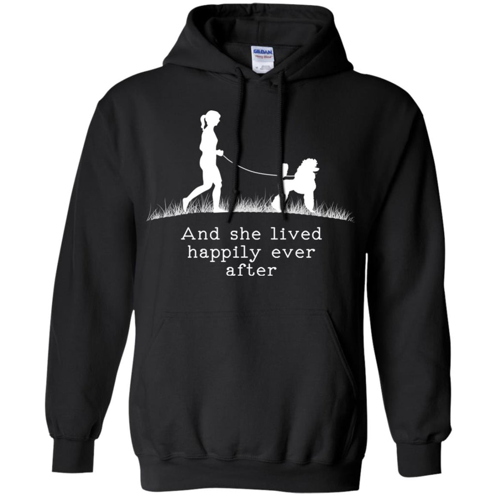 Poodle And She Lived Happily Ever After Dog Poo Tshirt For Lover