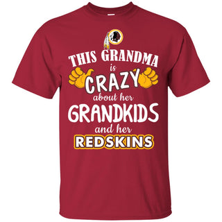 This Grandma Is Crazy About Her Grandkids And Her Washington Redskins Tshirt
