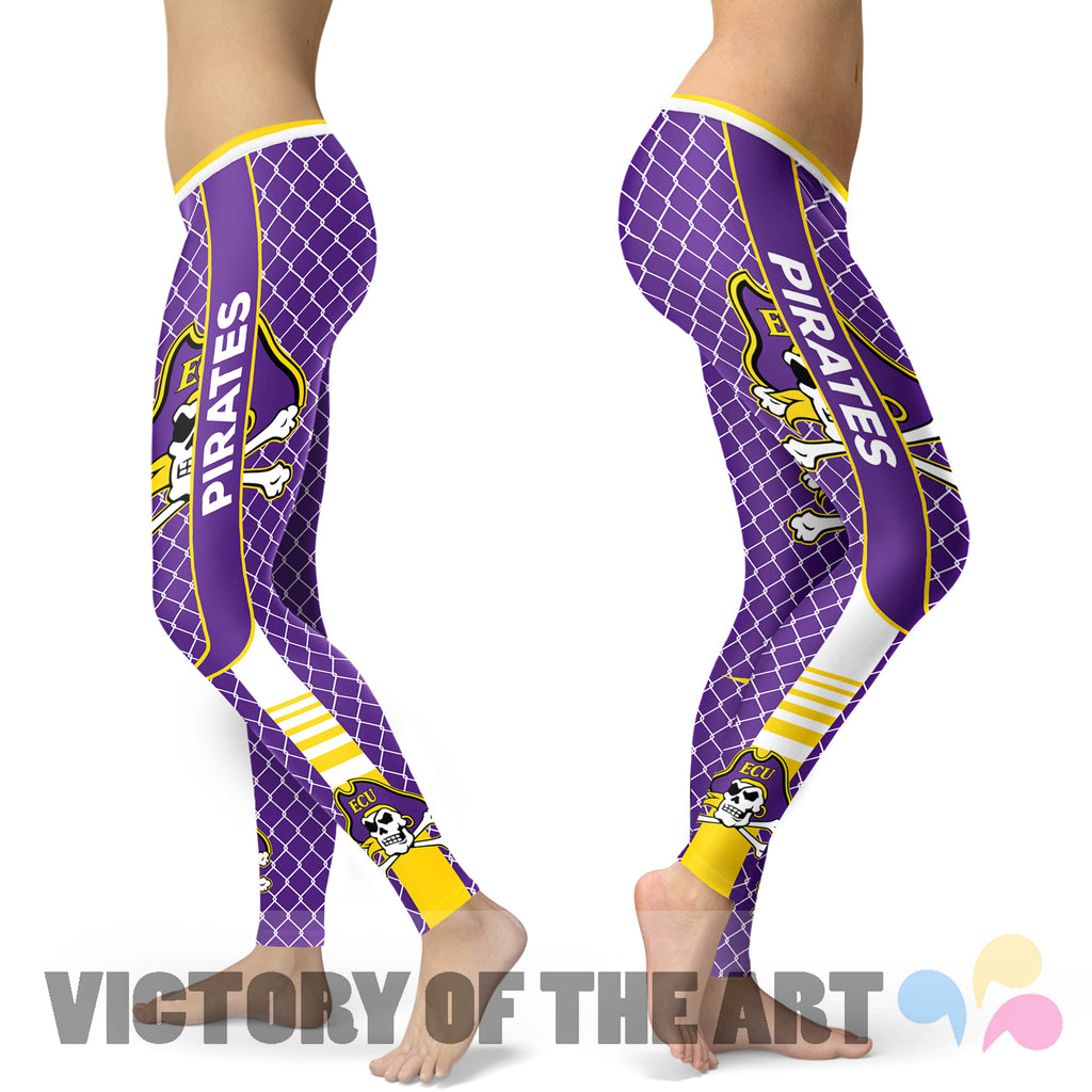 Amazing Line Circle Stylish Fashion East Carolina Pirates Leggings