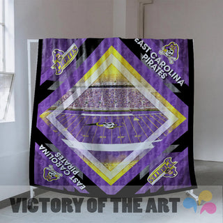 Pro East Carolina Pirates Stadium Quilt For Fan