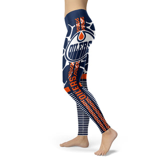 Awesome Light Attractive Edmonton Oilers Leggings