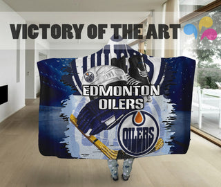Special Edition Edmonton Oilers Home Field Advantage Hooded Blanket