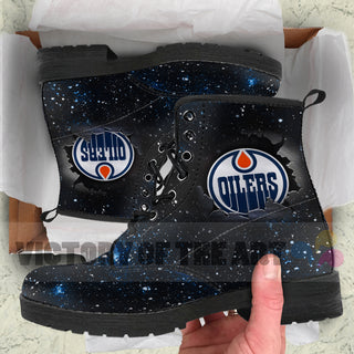 Art Scratch Mystery Edmonton Oilers Boots