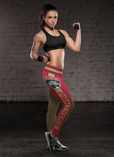 Colorful Gorgeous Fitting Fabulous Florida Panthers Leggings