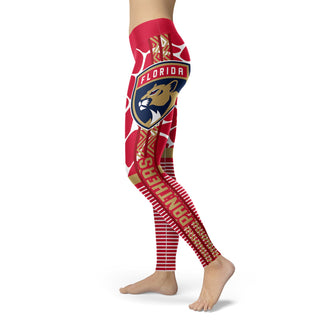 Awesome Light Attractive Florida Panthers Leggings