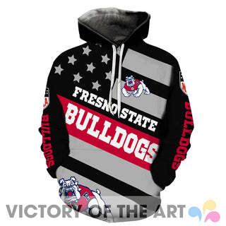 American Stars Proud Of Fresno State Bulldogs Hoodie