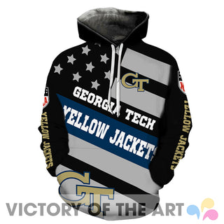 American Stars Proud Of Georgia Tech Yellow Jackets Hoodie