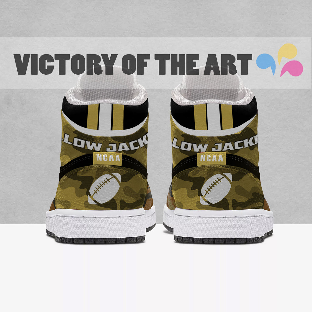 Pro Shop Camo Logo Georgia Tech Yellow Jackets Jordan Sneakers