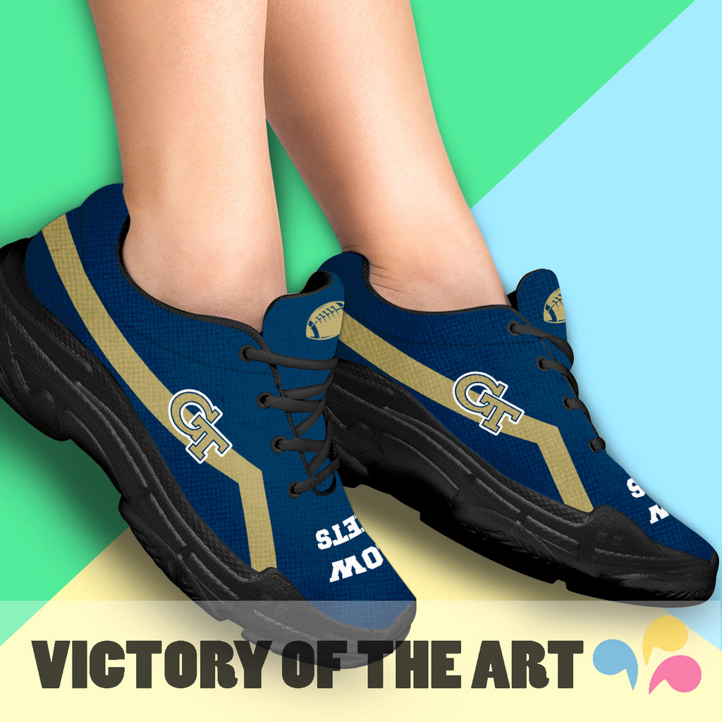 Edition Chunky Sneakers With Pro Georgia Tech Yellow Jackets Shoes