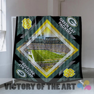 Pro Green Bay Packers Stadium Quilt For Fan