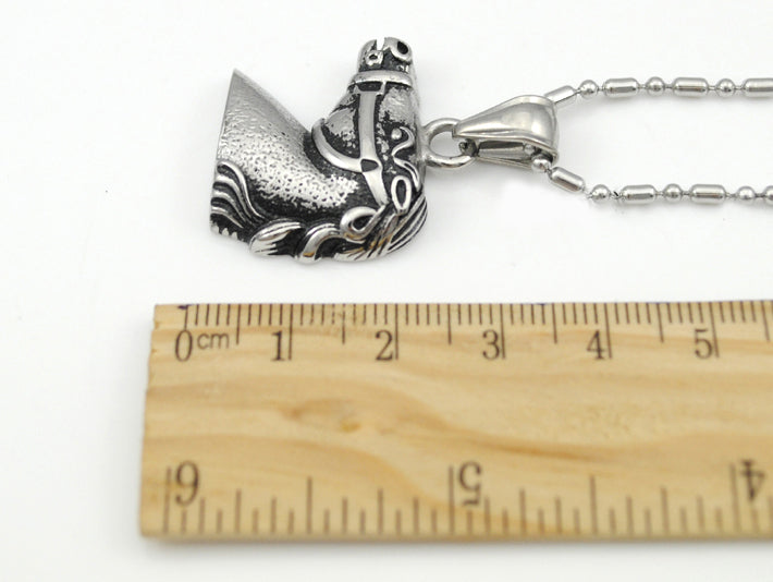 Horse Head Silver Necklaces