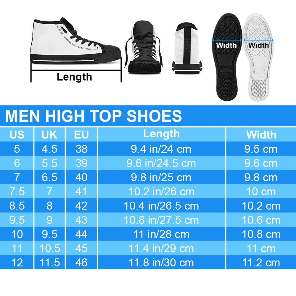 Straight Outta New York Jets High Top Shoes