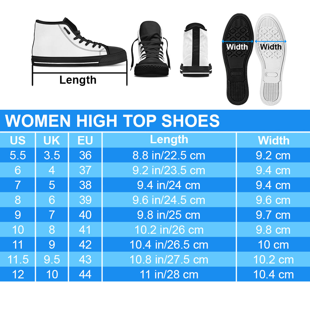 Straight Outta New York Giants High Top Shoes