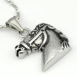 Horse Head Silver Necklaces