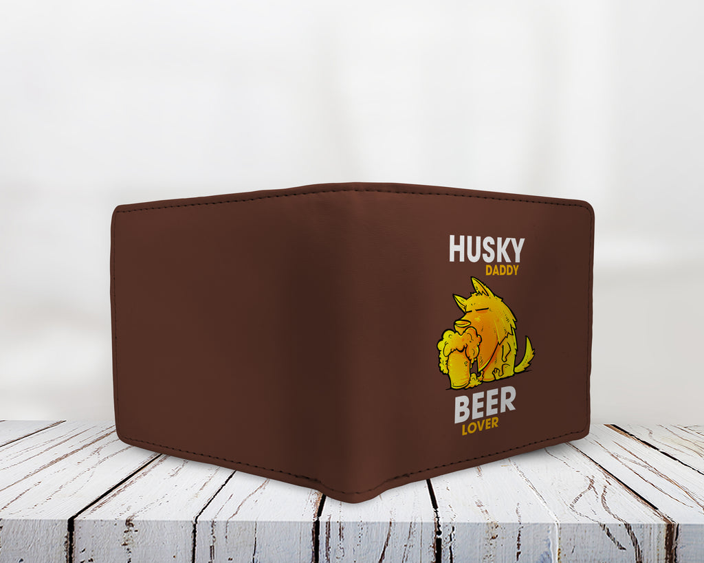 Husky Daddy Beer Lover Men's Wallets