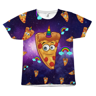 Colorful Pizzicorn Pattern All Over Print Shirts As Gifts