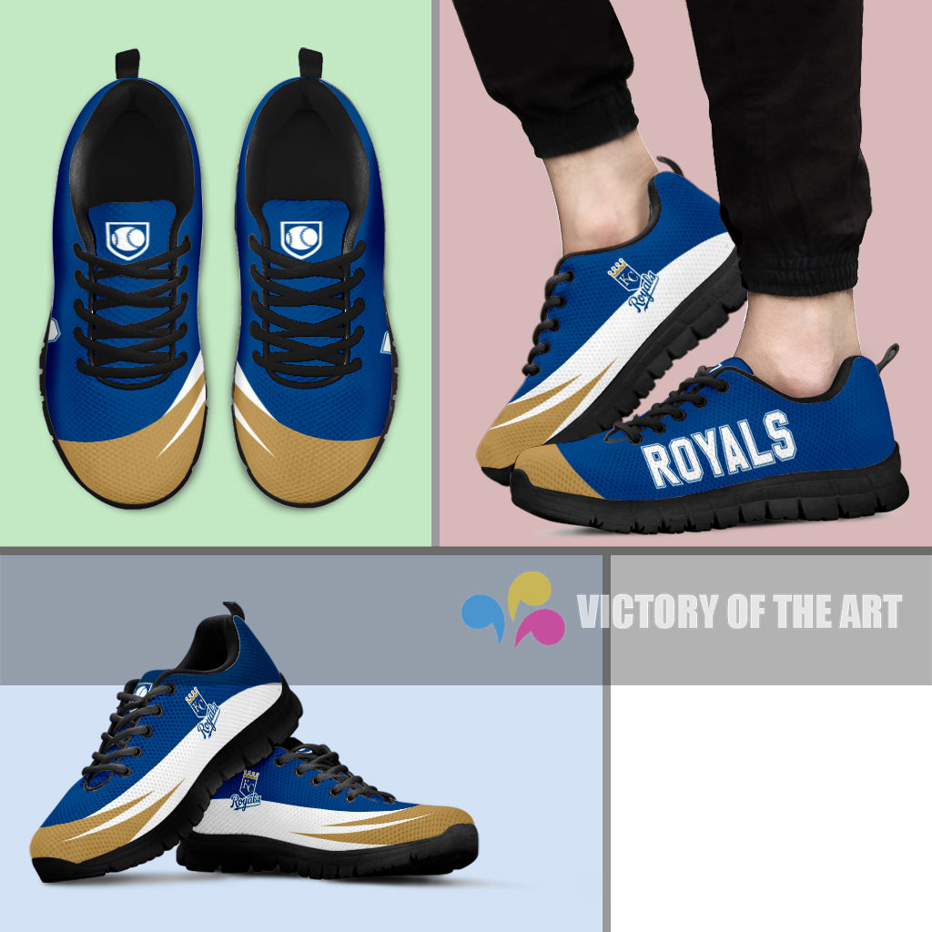 Special Gift Logo Kansas City Royals Sneakers