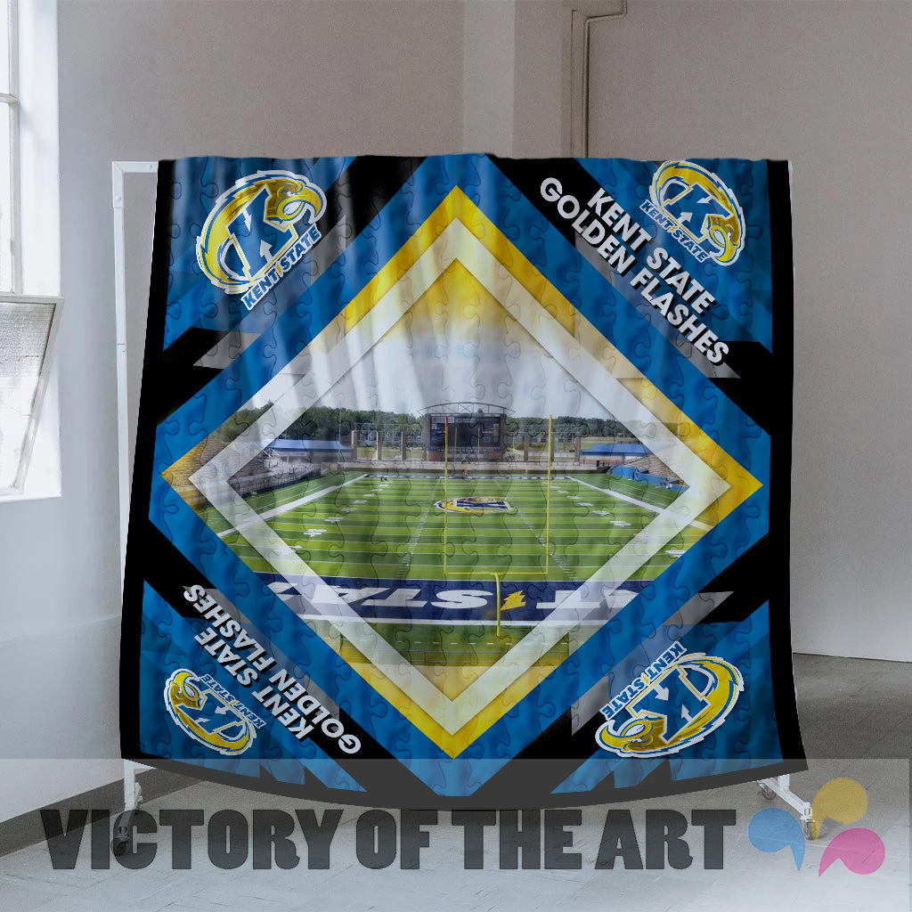 Pro Kent State Golden Flashes Stadium Quilt For Fan