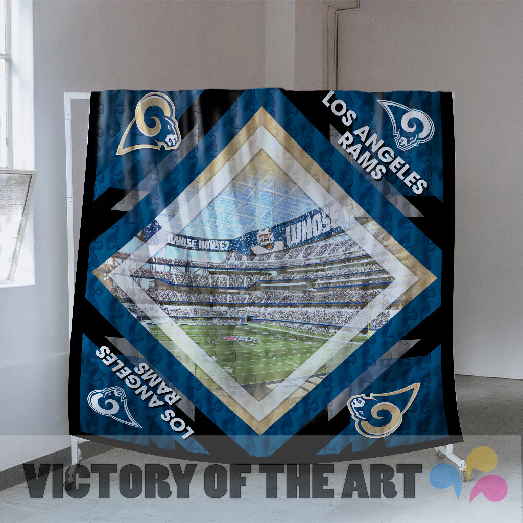 Pro Los Angeles Rams Stadium Quilt For Fan