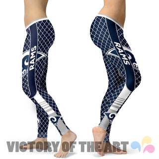 Amazing Line Circle Stylish Fashion Los Angeles Rams Leggings