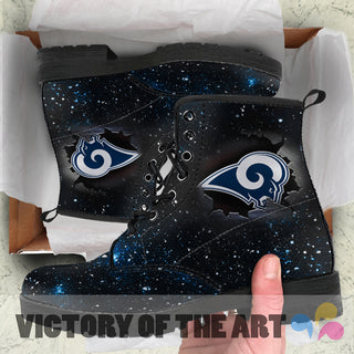 Art Scratch Mystery Los Angeles Rams Boots