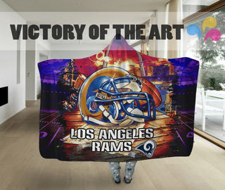 Special Edition Los Angeles Rams Home Field Advantage Hooded Blanket