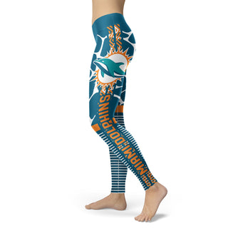 Awesome Light Attractive Miami Dolphins Leggings