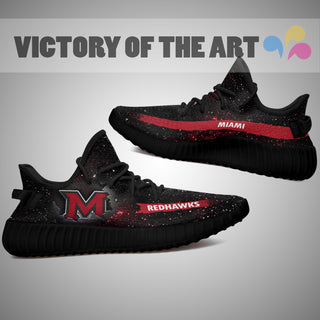 Art Scratch Mystery Miami RedHawks Shoes Yeezy