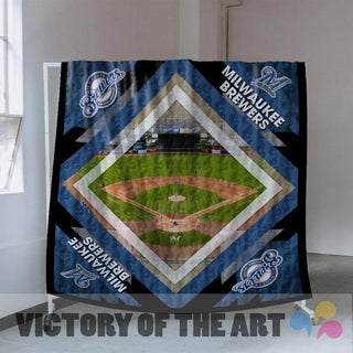 Pro Milwaukee Brewers Stadium Quilt For Fan