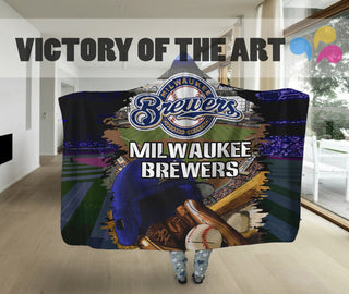Special Edition Milwaukee Brewers Home Field Advantage Hooded Blanket