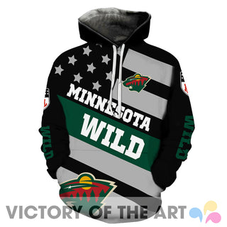 American Stars Proud Of Minnesota Wild Hoodie