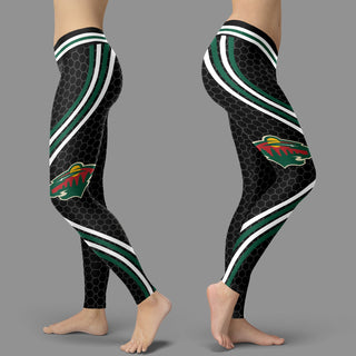 Black Curve Minnesota Wild Leggings