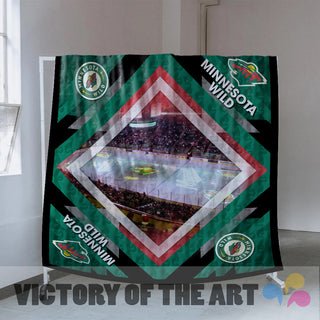 Pro Minnesota Wild Stadium Quilt For Fan