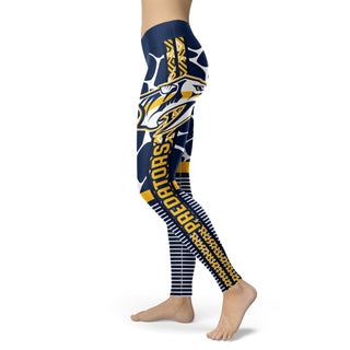 Awesome Light Attractive Nashville Predators Leggings