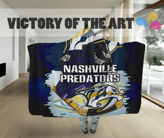 Special Edition Nashville Predators Home Field Advantage Hooded Blanket
