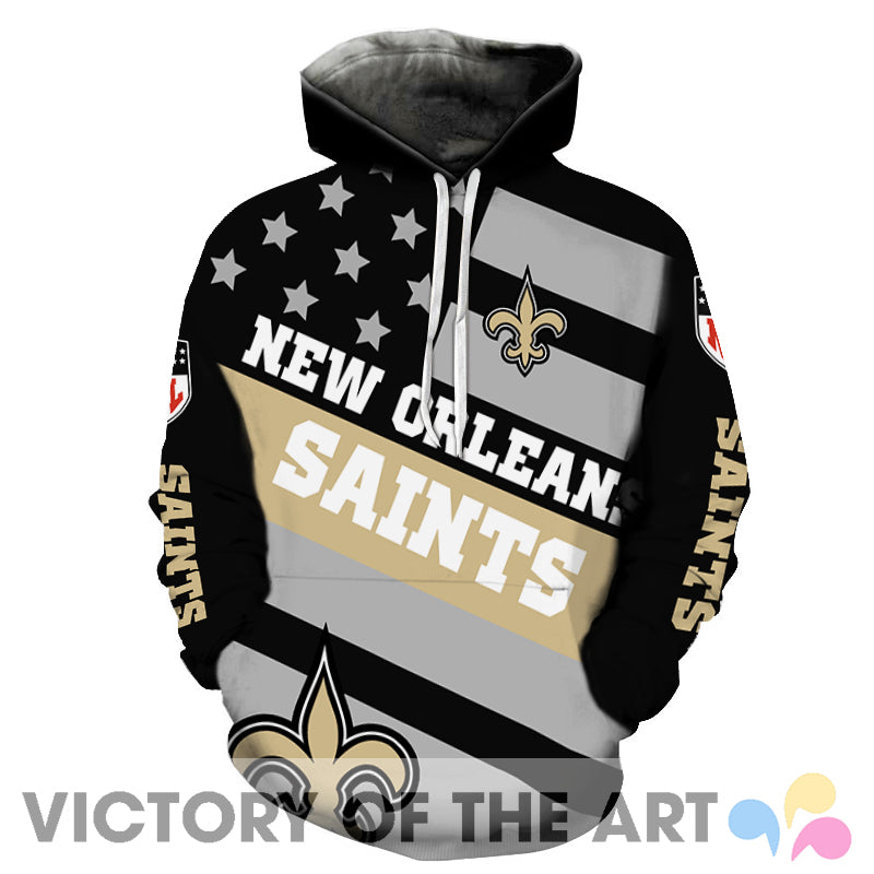 American Stars Proud Of New Orleans Saints Hoodie – Vota Color