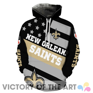 American Stars Proud Of New Orleans Saints Hoodie