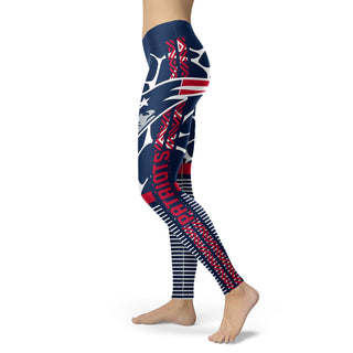 Awesome Light Attractive New England Patriots Leggings