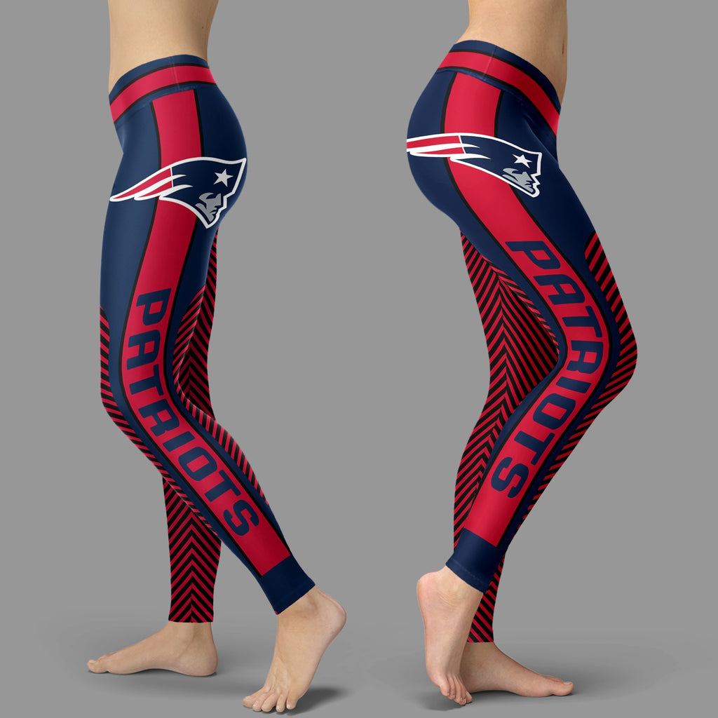 Colorful Gorgeous Fitting Fabulous New England Patriots Leggings