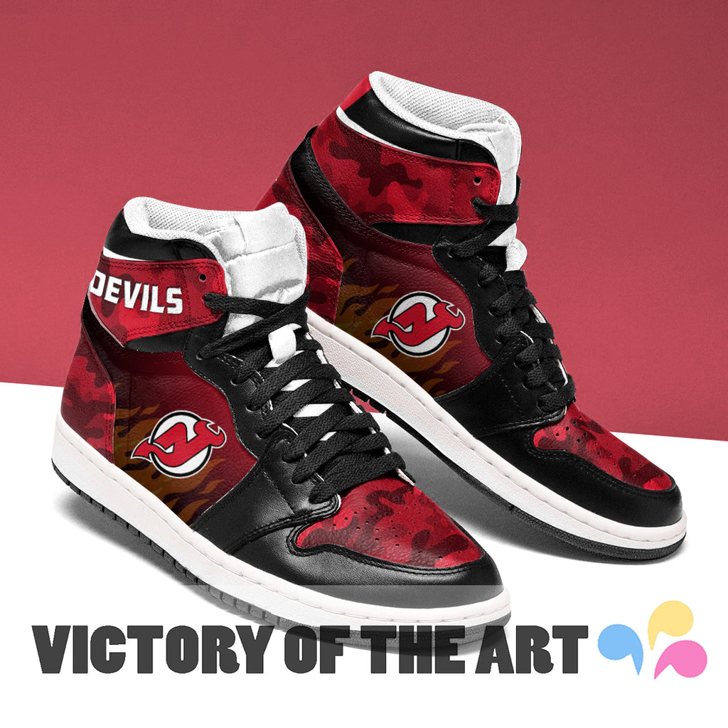 Pro Shop Camo Logo New Jersey Devils Jordan Sneakers