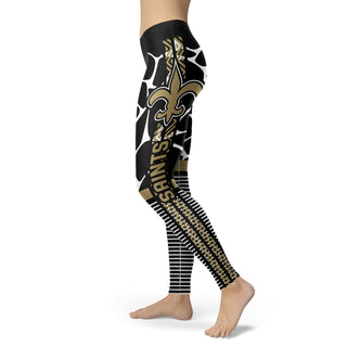 Awesome Light Attractive New Orleans Saints Leggings