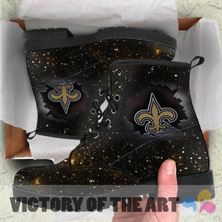 Art Scratch Mystery New Orleans Saints Boots