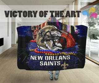Special Edition New Orleans Saints Home Field Advantage Hooded Blanket